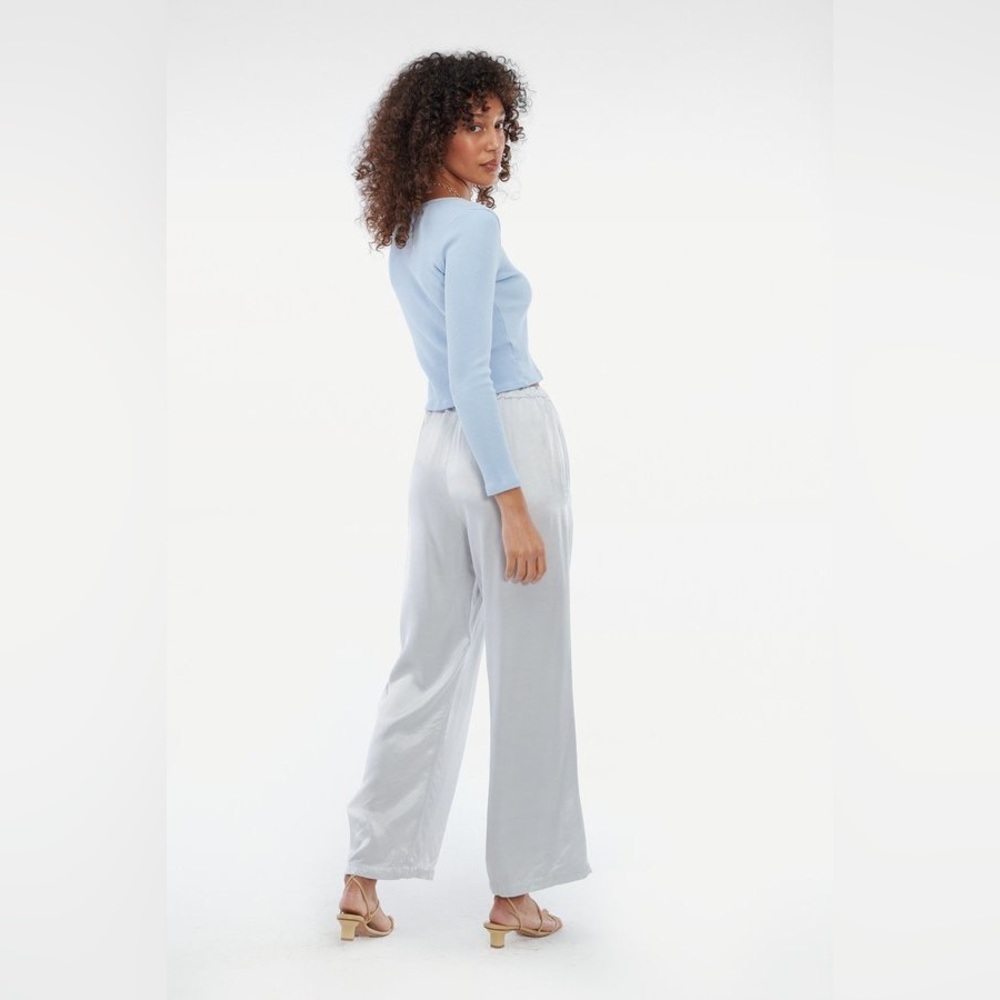 LACAUSA x Anthropologie Vela Pant Bowie in Gray - Picture 2 of 4